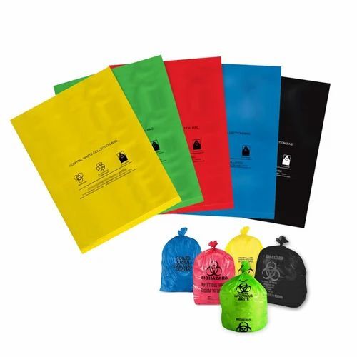 Multicolor Bio Hazard Garbage Bag