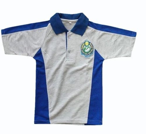 Multicolor Cotton Medium School T Shirt