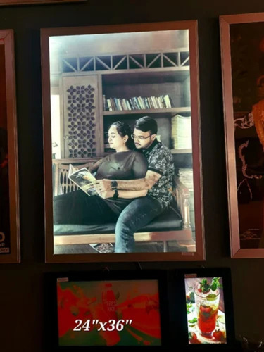 Rectangular Aluminum Clip On Photo Frame - Features: Energy Efficient