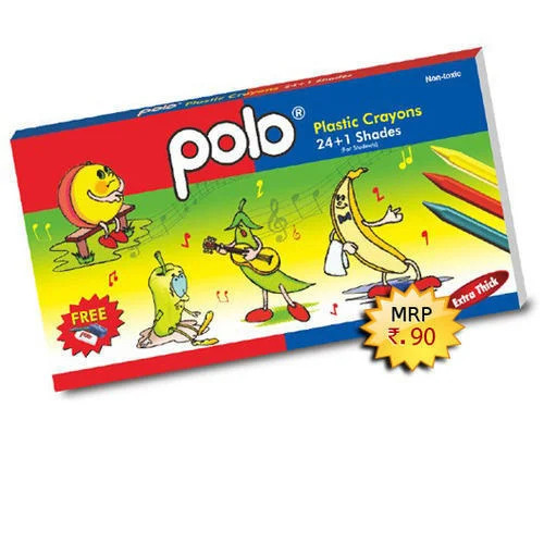 Triangular Plastic Crayon Colors