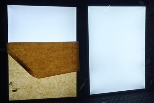 Ultra Slim Aluminium Backlit Board, A2, Silver Frame - Features: Energy Efficient