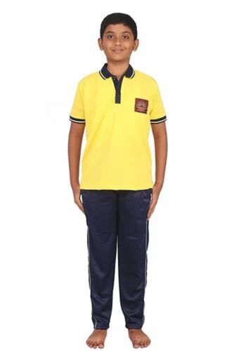 Yellow Color School T Shirt