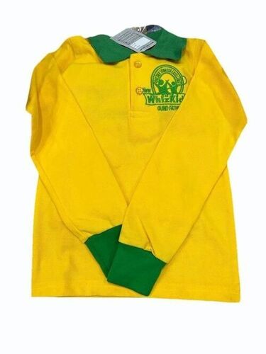 Yellow Hosiery Small School T Shirt