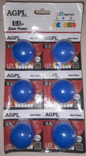 0.5W Agpl Led Night Bulb - Color: White