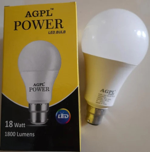 18W Agpl Aluminium Power Led Bulb - Color: White