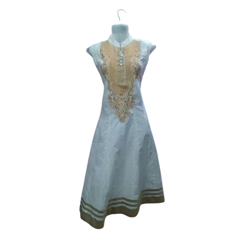 Ladies White Designer Kurti