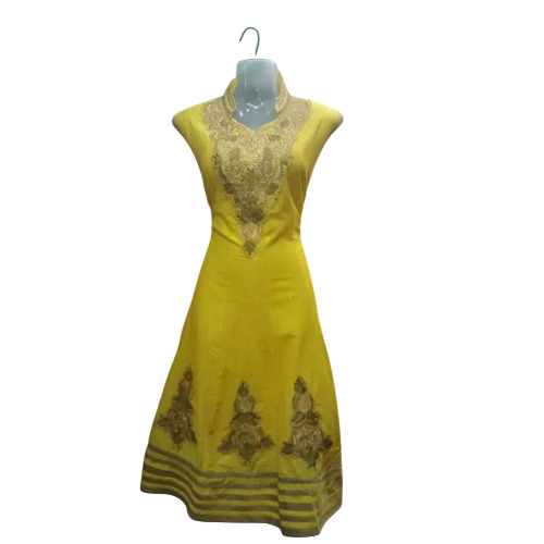 Ladies Yellow Designer Kurti