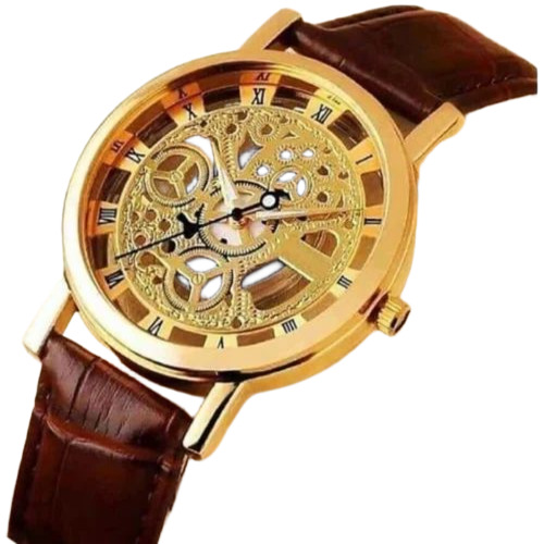 Men Golden Writst Watch