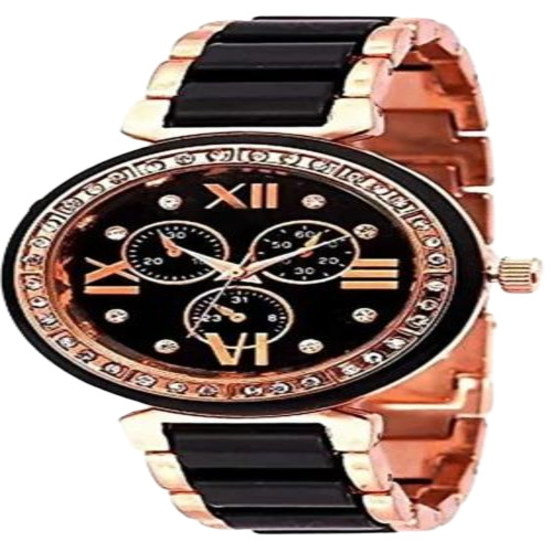 Rose Gold Analog Watch