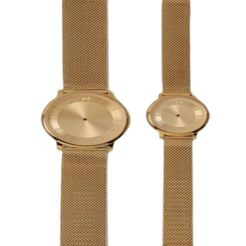 Round Fancy Couple Watch Set