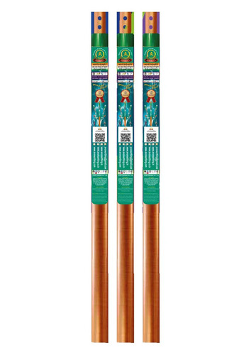 50 Mm Dia 3 Mtr Length Pure Copper Electrode (Cpri Tested) - Application: Electrical Earthing
