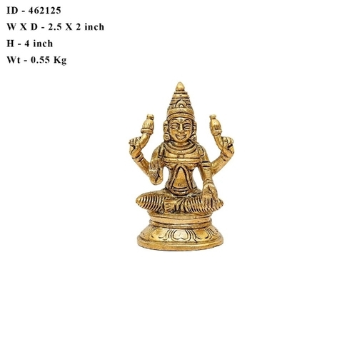 Brass Lakshmi Idol