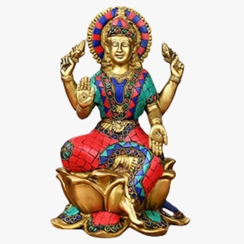 Brass Lakshmi Statue
