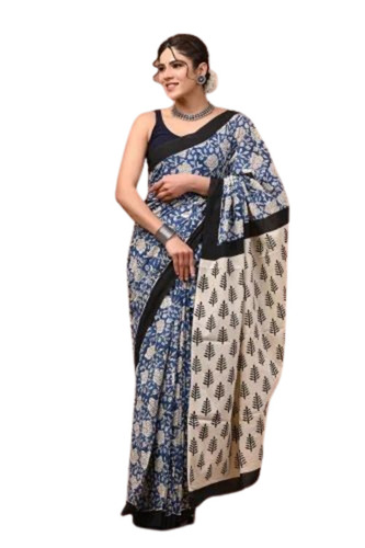 Designer Mulmul Cotton Saree