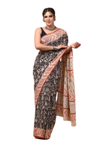 Fancy Mulmul Cotton Saree