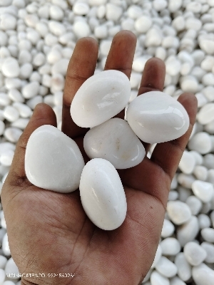 Natural White Pebbles Stones