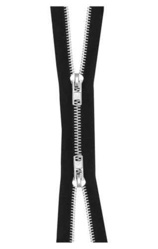 Open End Two Way Metal Zipper