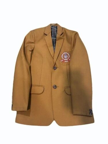 Plain Wool School Blazer