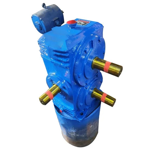 Twin Worm Gearbox - Color: Blue