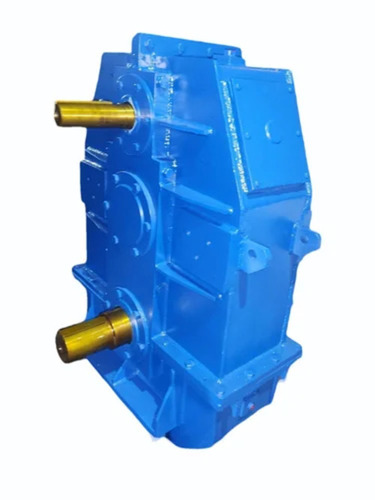 Vertical Helical Gearbox - Color: Blue