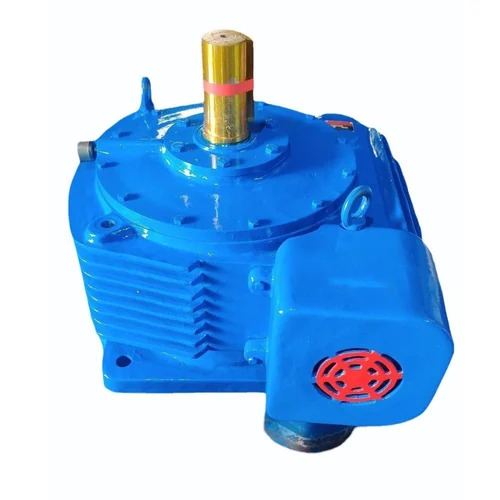 Vertical Worm Gearbox - Color: Blue