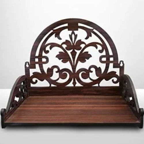 Wooden Pooja Singhasan
