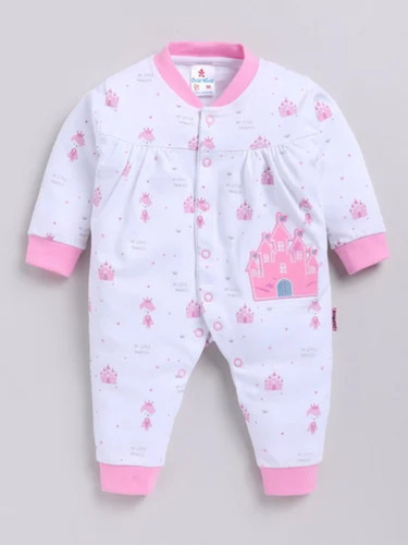 100% Cotton Interlock Knit Full Sleeves Romper