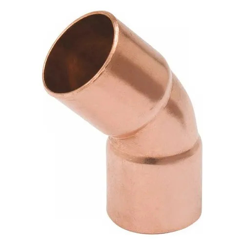 45 Degree Copper Elbow - Color: Golden