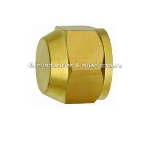 Brass Flare Short Nut - Color: Golden