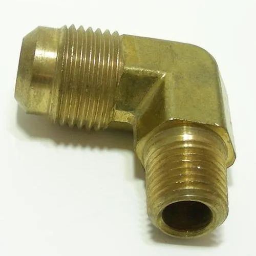 Brass Pipe Elbow - Color: Golden