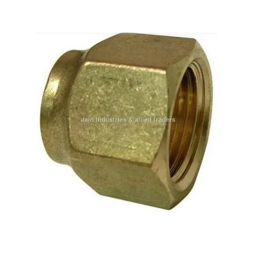 Brass Short Flare Nut - Color: Golden