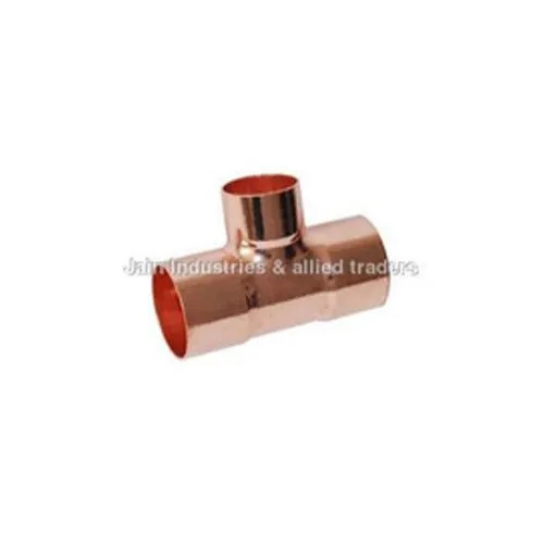 Copper Reducing Tee - Color: Golden