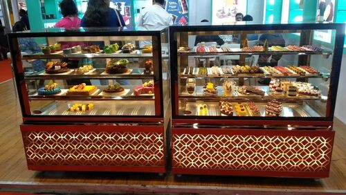 Curved Glass Display Counter