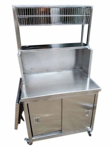 Durable Stainless Steel Juice Service Counter