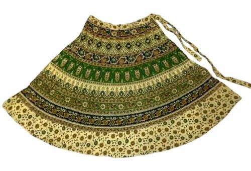 Jaipuri Printed Wrap Around Skirt