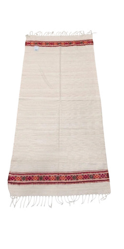 Ladies White Printed Shawl