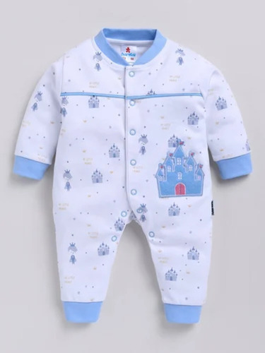 Pure Cotton Interlock Knit Full Sleeves Romper...
