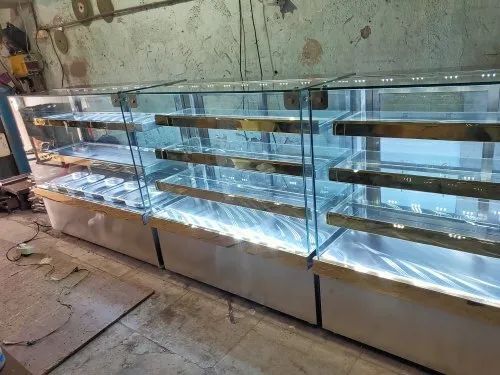 Rectangular Bakery Display Counter