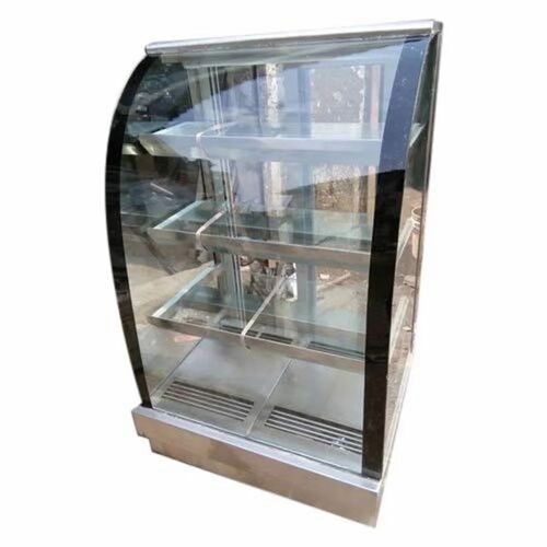 Silver Color Sweets Display Counter