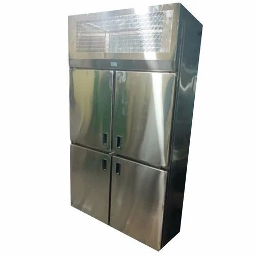 Stainless Steel 4 Door Vertical Refrigerator