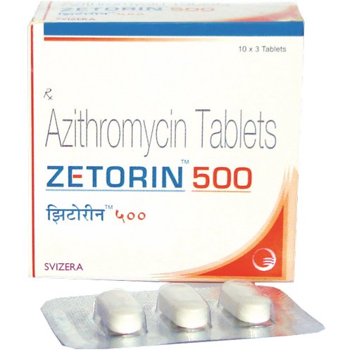 Zetorin 500 Azithromycin Tablets