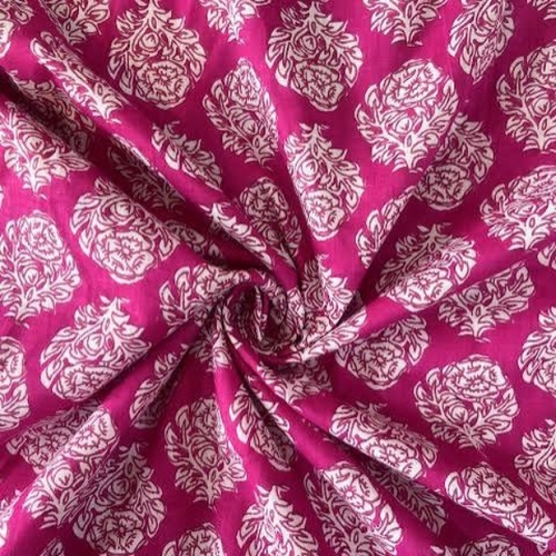 Hand block cotton fabric 