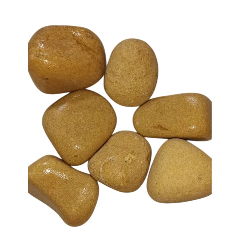 Marble Sand Stone Yellow Polished Pebbles