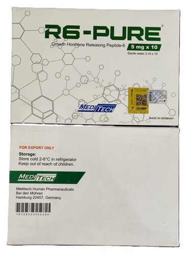 R6 Pure Growth Hormone Releasing Peptide  - Packaging Type: Sealed Box