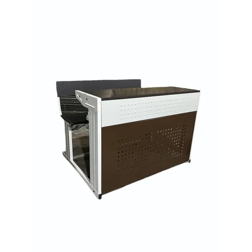 2 Seater Iron School Desk - 42x30x36 Inch, Brown, 17mm Thick Tabletop | Durable, Smooth Finish, Indoor Furniture
