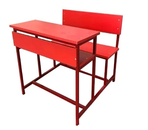 3 Seater Stainless Steel School Dual Desk