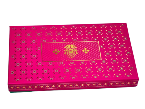 4 Line Sweets Box With Foil