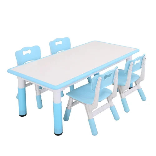 4 Seater Kids Study Table Chair Set
