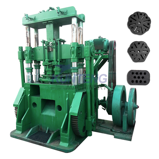 Automatic Porous Coconut Charcoal Palm Shell Carbon Briquetting Machine - Briquette Size: Customized