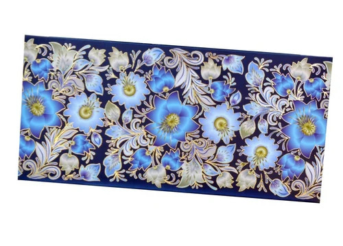 Blue Floral Shagun Envelope Pack - Color: Multicolor